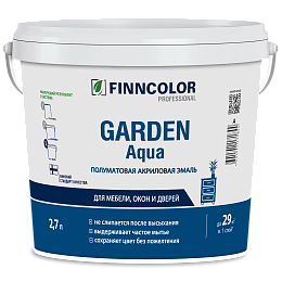 Эмаль универсальная акриловая GARDEN AQUA (п/мат)